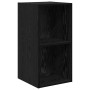 Conjunto de mueble de TV 3 pcs Roble Negro Madera contrachapada en Muebles TV | Comprar online en Foru.es
