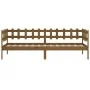 Sofá cama de madera maciza de pino marrón miel 80x200 cm de vidaXL, Camas y somieres - Ref: Foro24-820754, Precio: 82,32 €, D...