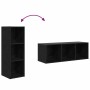 Conjunto de mueble de TV 3 pcs Roble Negro Madera contrachapada en Muebles TV | Comprar online en Foru.es