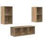 Conjunto de mueble de TV 3 pcs Roble artesanal en Muebles TV | Comprar online en Foru.es
