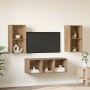 Conjunto de mueble de TV 3 pcs Roble artesanal en Muebles TV | Comprar online en Foru.es