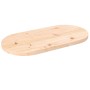 Tablero de mesa ovalado madera maciza de pino 70x35x2,5 cm de vidaXL, Tableros para mesas - Ref: Foro24-824345, Precio: 30,10...