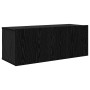 Conjunto de mueble de TV 5 pcs Roble Negro Madera contrachapada en Muebles TV | Comprar online en Foru.es