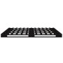 Cama de palets de madera maciza de pino negra 140x190 cm de vidaXL, Camas y somieres - Ref: Foro24-821441, Precio: 179,53 €, ...