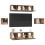 Conjunto de mueble de TV 6 pcs Madera envejecida en Muebles TV | Comprar online en Foru.es