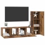 Conjunto de mueble de TV 3 pcs Madera envejecida en Muebles TV | Comprar online en Foru.es