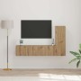 Conjunto de mueble de TV 3 pcs Roble artesanal en Muebles TV | Comprar online en Foru.es