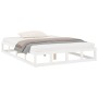 Estructura de cama de madera maciza 140x200 cm de vidaXL, Camas y somieres - Ref: Foro24-820797, Precio: 141,75 €, Descuento: %