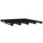 Cama de palets de madera maciza de pino negra 120x200 cm de vidaXL, Camas y somieres - Ref: Foro24-821391, Precio: 127,28 €, ...