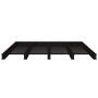Cama de palets de madera maciza de pino negra 120x200 cm de vidaXL, Camas y somieres - Ref: Foro24-821391, Precio: 127,28 €, ...