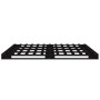 Cama de palets de madera maciza de pino negra 120x200 cm de vidaXL, Camas y somieres - Ref: Foro24-821391, Precio: 127,28 €, ...