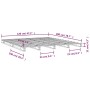 Cama de palets de madera maciza de pino negra 120x200 cm de vidaXL, Camas y somieres - Ref: Foro24-821391, Precio: 127,28 €, ...