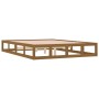Estructura de cama de madera maciza marrón miel 150x200 cm de vidaXL, Camas y somieres - Ref: Foro24-820804, Precio: 118,89 €...