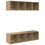 Conjunto de mueble de TV 3 pcs Roble artesanal en Muebles TV | Comprar online en Foru.es