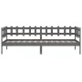 Sofá cama madera maciza de pino gris 90x190 cm de vidaXL, Camas y somieres - Ref: Foro24-820763, Precio: 87,95 €, Descuento: %