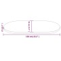 Tablero de mesa ovalado madera maciza de pino 110x55x2,5 cm de vidaXL, Tableros para mesas - Ref: Foro24-824365, Precio: 68,7...