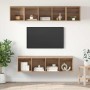 Conjunto de mueble de TV 4 pcs Roble artesanal en Muebles TV | Comprar online en Foru.es