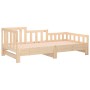 Sofá cama extraíble madera maciza de pino 2x(80x200) cm de vidaXL, Camas y somieres - Ref: Foro24-820736, Precio: 136,74 €, D...
