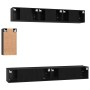 Conjunto de mueble de TV 6 pcs Roble Negro Madera de ingeniería en Muebles TV | Comprar online en Foru.es