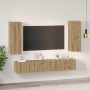 Conjunto de mueble de TV 5 pcs Roble artesanal en Muebles TV | Comprar online en Foru.es
