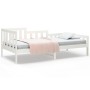 Sofá cama madera maciza de pino blanco 90x190 cm de vidaXL, Camas y somieres - Ref: Foro24-820732, Precio: 111,10 €, Descuent...