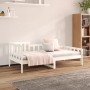 Sofá cama madera maciza de pino blanco 90x190 cm de vidaXL, Camas y somieres - Ref: Foro24-820732, Precio: 111,10 €, Descuent...