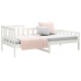 Sofá cama madera maciza de pino blanco 90x190 cm de vidaXL, Camas y somieres - Ref: Foro24-820732, Precio: 111,10 €, Descuent...