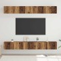 Conjunto de mueble de TV 6 pcs Madera envejecida en Muebles TV | Comprar online en Foru.es