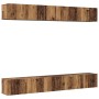 Conjunto de mueble de TV 6 pcs Madera envejecida en Muebles TV | Comprar online en Foru.es
