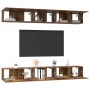 Conjunto de mueble de TV 6 pcs Madera envejecida en Muebles TV | Comprar online en Foru.es