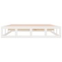 Estructura cama de madera maciza blanca super king 180x200 cm de vidaXL, Camas y somieres - Ref: Foro24-820812, Precio: 153,5...
