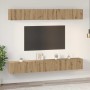 Conjunto de mueble de TV 6 pcs Roble artesanal en Muebles TV | Comprar online en Foru.es