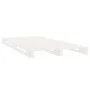 Cama de palets madera maciza de pino blanca 100x200 cm de vidaXL, Camas y somieres - Ref: Foro24-821383, Precio: 105,66 €, De...