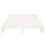 Cama de palets madera maciza de pino blanca 100x200 cm de vidaXL, Camas y somieres - Ref: Foro24-821383, Precio: 105,66 €, De...