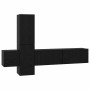 Conjunto de mueble de TV 5 pcs Roble Negro Madera de ingeniería en Muebles TV | Comprar online en Foru.es