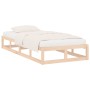 Estructura de cama de madera maciza 100x200 cm de vidaXL, Camas y somieres - Ref: Foro24-820786, Precio: 90,34 €, Descuento: %