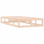 Estructura de cama de madera maciza 100x200 cm de vidaXL, Camas y somieres - Ref: Foro24-820786, Precio: 90,34 €, Descuento: %