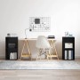 Conjunto de mueble de TV 2 pcs Roble Negro 37 x 35 x 72 cm en Muebles TV | Comprar online en Foru.es