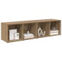 Conjunto de mueble de TV 2 pcs Roble artesanal 37 x 35 x 72 cm en Muebles TV | Comprar online en Foru.es