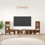 Conjunto de mueble de TV 4 pcs Madera Vieja 37 x 35 x 107,5 cm en Muebles TV | Comprar online en Foru.es