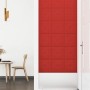 Paneles pared 12 uds cuero sintético rojo tinto 30x30 cm 1,08m² de vidaXL, Recubrimiento de paredes - Ref: Foro24-343979, Pre...