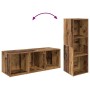Conjunto de mueble de TV 4 pcs Madera Vieja 37 x 35 x 107,5 cm en Muebles TV | Comprar online en Foru.es