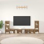 Conjunto de mueble de TV 4 pcs Roble artesanal en Muebles TV | Comprar online en Foru.es