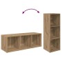 Conjunto de mueble de TV 4 pcs Roble artesanal en Muebles TV | Comprar online en Foru.es