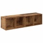 Conjunto de mueble de TV 2 pcs Madera Vieja 37 x 37 x 142,5 cm en Muebles TV | Comprar online en Foru.es