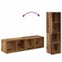 Conjunto de mueble de TV 2 pcs Madera Vieja 37 x 37 x 142,5 cm en Muebles TV | Comprar online en Foru.es