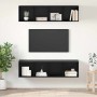 Conjunto de mueble de TV 2 pcs Roble Negro 37 x 37 x 142,5 cm en Muebles TV | Comprar online en Foru.es