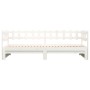 Sofá cama extraíble madera maciza de pino blanco 2x(80x200) cm de vidaXL, Camas y somieres - Ref: Foro24-820767, Precio: 169,...