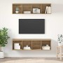Conjunto de mueble de TV 2 pcs Roble artesanal en Muebles TV | Comprar online en Foru.es