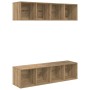 Conjunto de mueble de TV 2 pcs Roble artesanal en Muebles TV | Comprar online en Foru.es